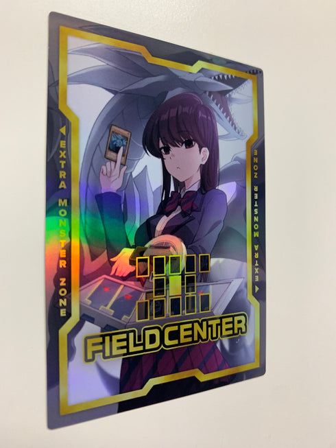 Shy Anime Waifu Blue Eyes | Super Rare | Field Center