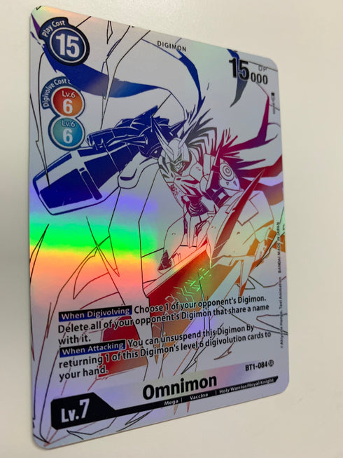 Omnimon BT1-084 (Alternate Art) | FULL HOLO | Orica PROXY