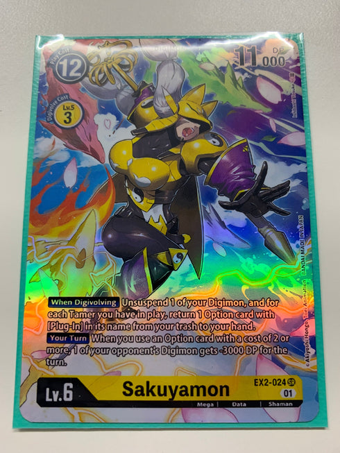 Sakuyamon EX2-024 (Alternate Art) | FULL HOLO | Orica PROXY