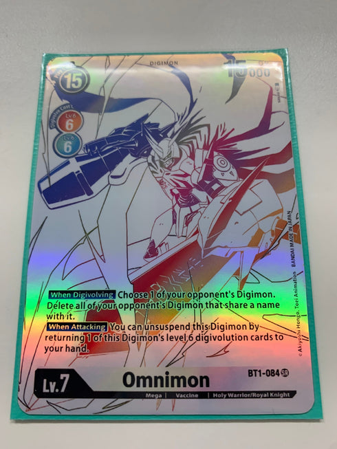 Omnimon BT1-084 (Alternate Art) | FULL HOLO | Orica PROXY
