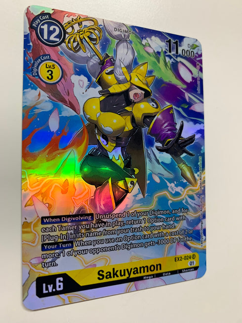 Sakuyamon EX2-024 (Alternate Art) | FULL HOLO | Orica PROXY
