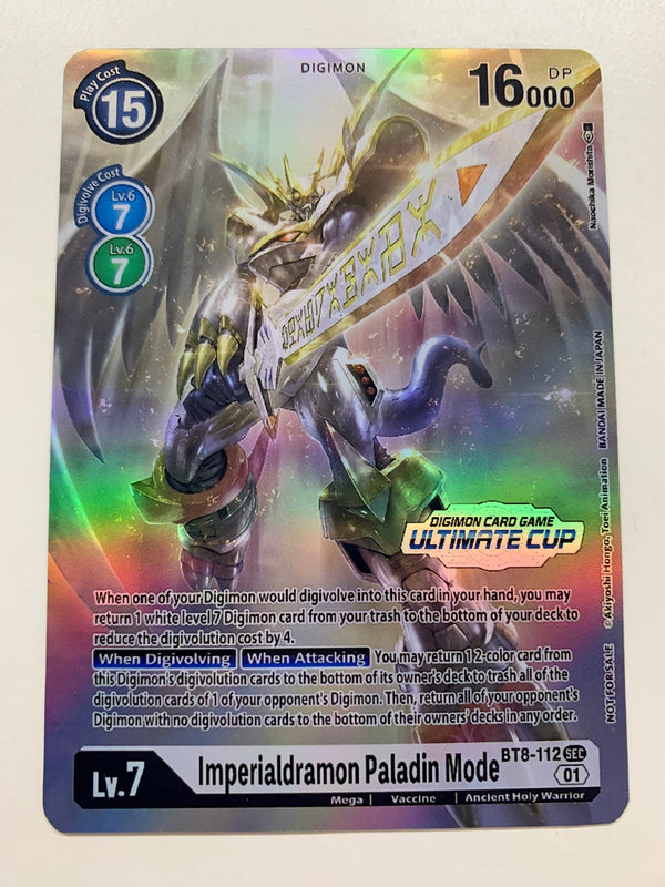 Imperialdramon Paladin Mode BT8-112 (Alternate Art) | FULL HOLO | Orica PROXY