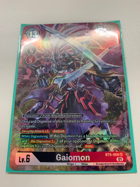 Gaiomon BT9-068 (Alternate Art) | FULL HOLO | Orica PROXY