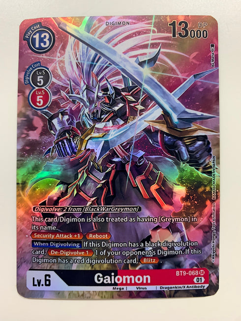 Gaiomon BT9-068 (Alternate Art) | FULL HOLO | Orica PROXY