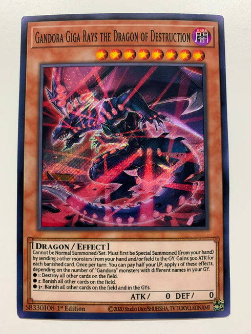 Gandora Giga Rays the Dragon of Destruction | Secret Rare | Orica PROXY