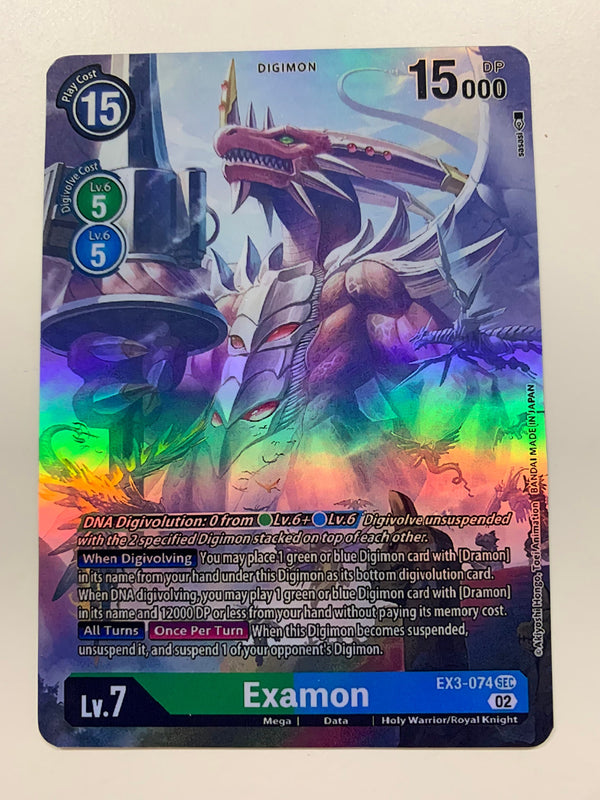 Examon EX3-074 (Alternate Art) | FULL HOLO | Orica PROXY