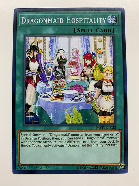 Dragonmaid Hospitality (Alternate Art) | Super Rare | Orica PROXY