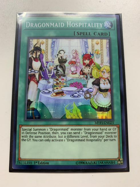 Dragonmaid Hospitality (Alternate Art) | Super Rare | Orica PROXY