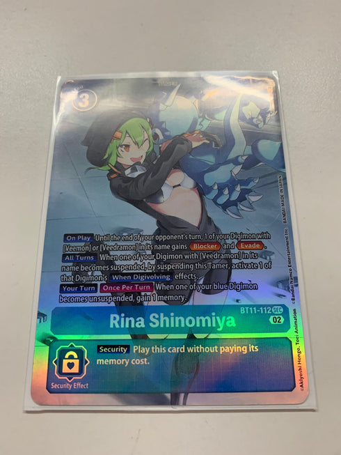 Rina Shinomiya BT11-112 (Alternate Art) | FULL HOLO | Orica PROXY