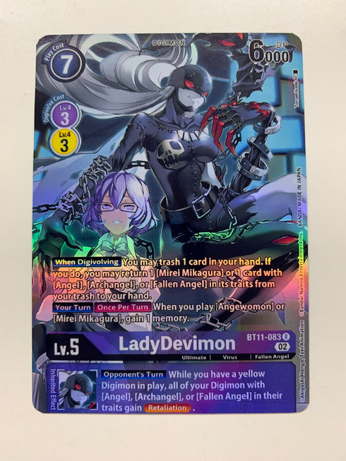 LadyDevimon BT11-083 (Alternate Art) | FULL HOLO | Orica PROXY
