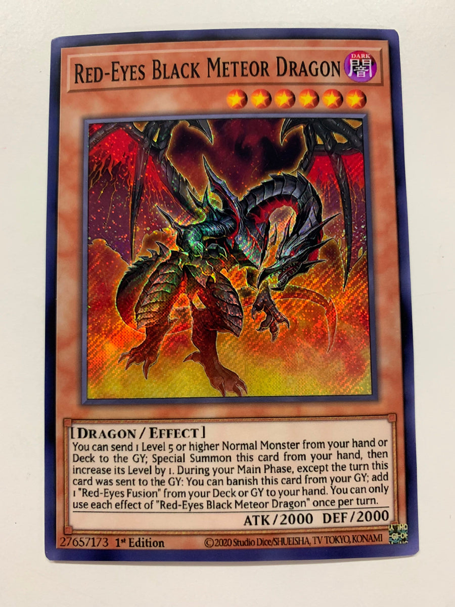 Red Eyes Black Meteor Dragon Secret Rare Orica Proxy Pepegaproxies