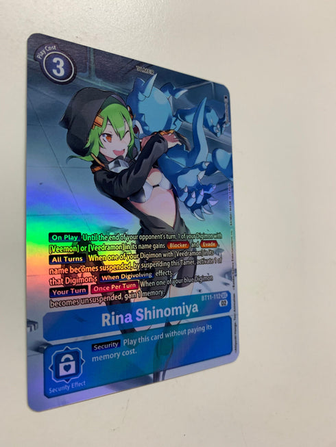 Rina Shinomiya BT11-112 (Alternate Art) | FULL HOLO | Orica PROXY
