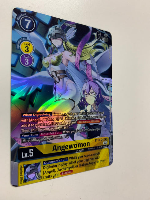 Angewomon BT11-042 (Alternate Art) | FULL HOLO | Orica PROXY