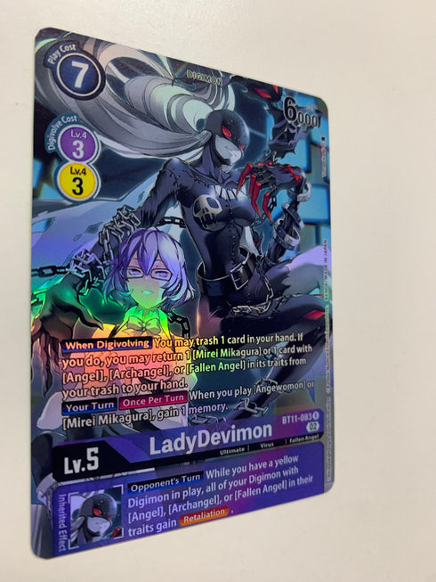 LadyDevimon BT11-083 (Alternate Art) | FULL HOLO | Orica PROXY