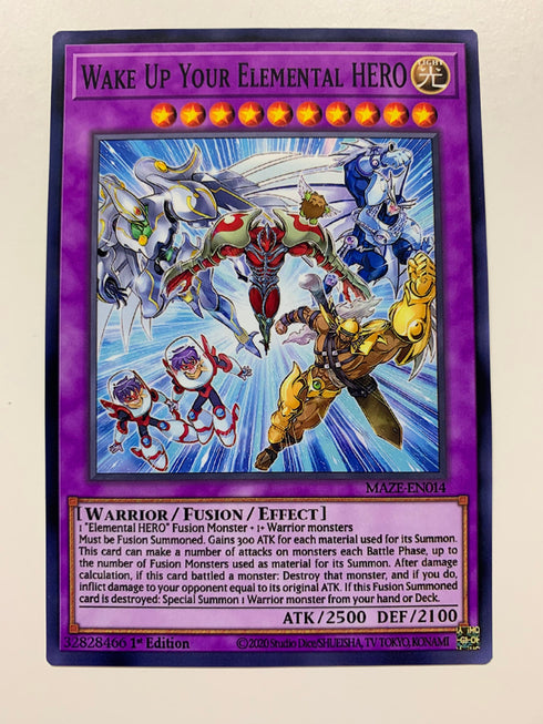 Wake Up Your Elemental HERO | Super Rare | Orica PROXY