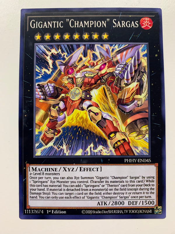 Gigantic “Champion” Sargas | Secret Rare | Orica PROXY