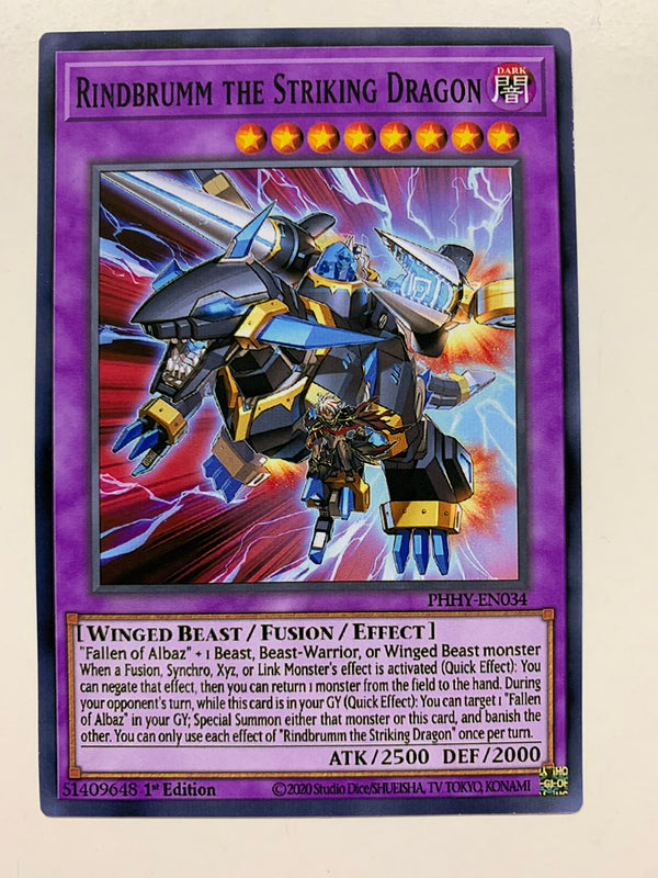 Rindbrumm the Striking Dragon | Super Rare | Orica PROXY