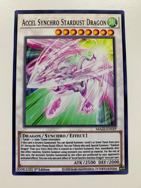 Accel Synchro Stardust Dragon | Super Rare | Orica PROXY