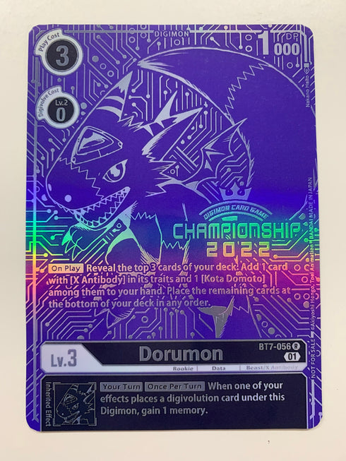 Dorumon BT7-056 (Alternate Art) | FULL HOLO | Orica PROXY