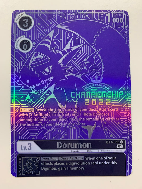 Dorumon BT7-056 (Alternate Art) | FULL HOLO | Orica PROXY
