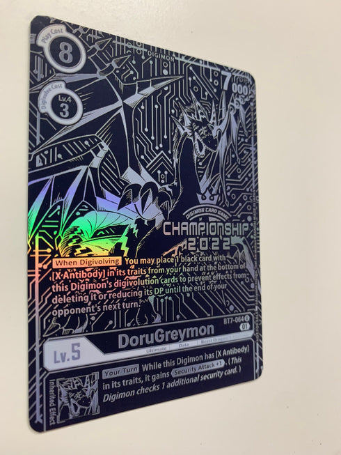 DoruGreymon BT7-064 (Alternate Art) | FULL HOLO | Orica PROXY