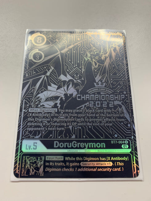 DoruGreymon BT7-064 (Alternate Art) | FULL HOLO | Orica PROXY