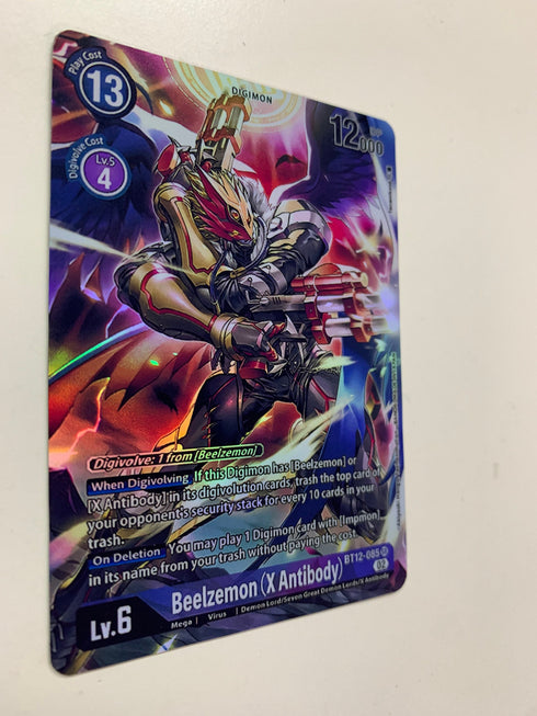 Beelzemon (X Antibody) BT12-085 (Alternate Art) | FULL HOLO | Orica PROXY
