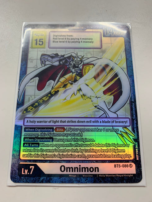 Omnimon BT5-086 (Alternate Art) | FULL HOLO | Orica PROXY