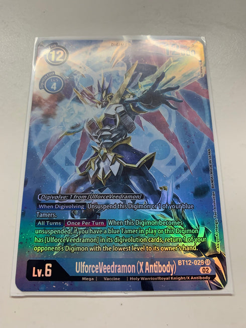 UlforceVeedramon (X Antibody) BT12-029 (Alternate Art) | FULL HOLO | Orica PROXY