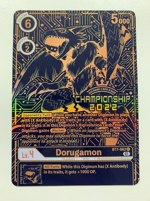 Dorugamon BT7-062 (Alternate Art) | FULL HOLO | Orica PROXY