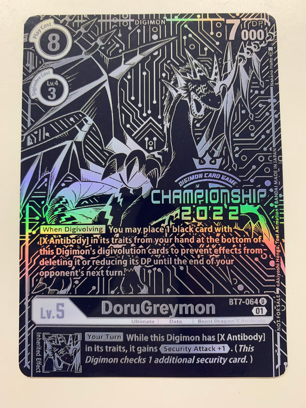 DoruGreymon BT7-064 (Alternate Art) | FULL HOLO | Orica PROXY
