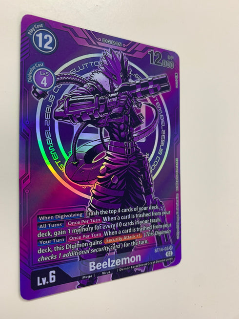 Beelzemon ST14-08 (Alternate Art) | FULL HOLO | Orica PROXY