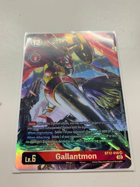 Gallantmon BT12-018 (Alternate Art) | FULL HOLO | Orica PROXY