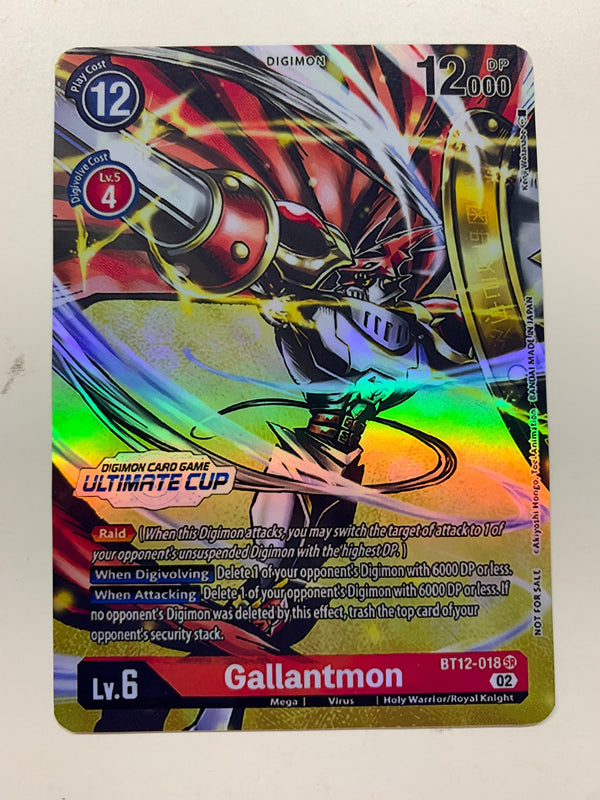 Gallantmon BT12-018 (Alternate Art) | FULL HOLO | Orica PROXY