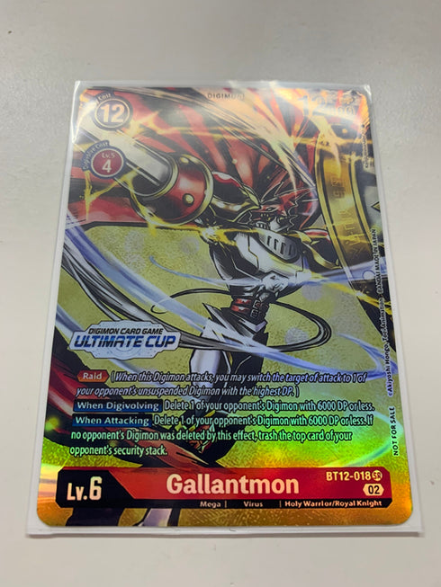 Gallantmon BT12-018 (Alternate Art) | FULL HOLO | Orica PROXY