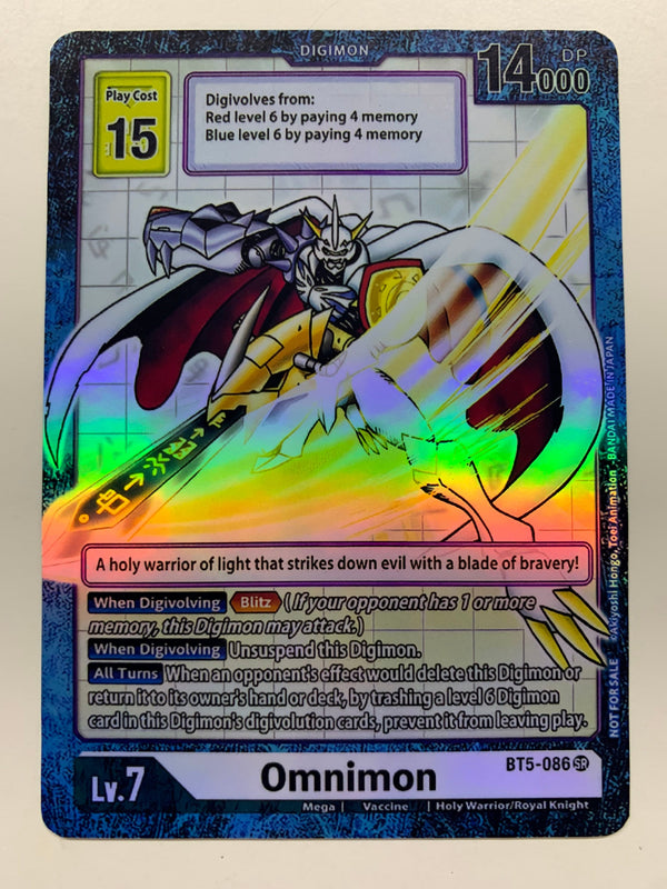 Omnimon BT5-086 (Alternate Art) | FULL HOLO | Orica PROXY