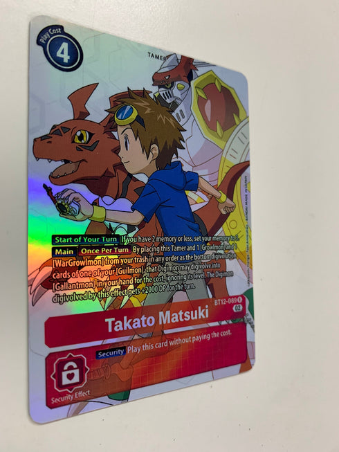 Takato Matsuki BT12-089 (Alternate Art) | FULL HOLO | Orica PROXY