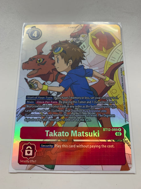 Takato Matsuki BT12-089 (Alternate Art) | FULL HOLO | Orica PROXY