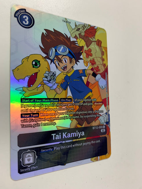 Tai Kamiya BT12-095 (Alternate Art) | FULL HOLO | Orica PROXY