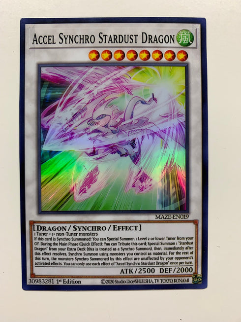 Accel Synchro Stardust Dragon | Super Rare | Orica PROXY