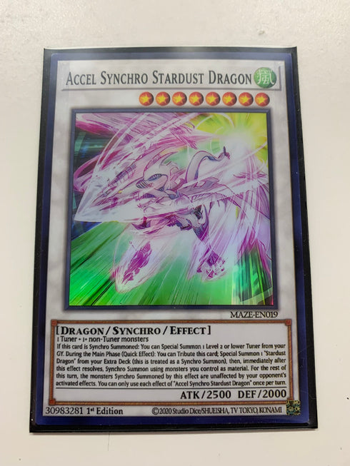 Accel Synchro Stardust Dragon | Super Rare | Orica PROXY