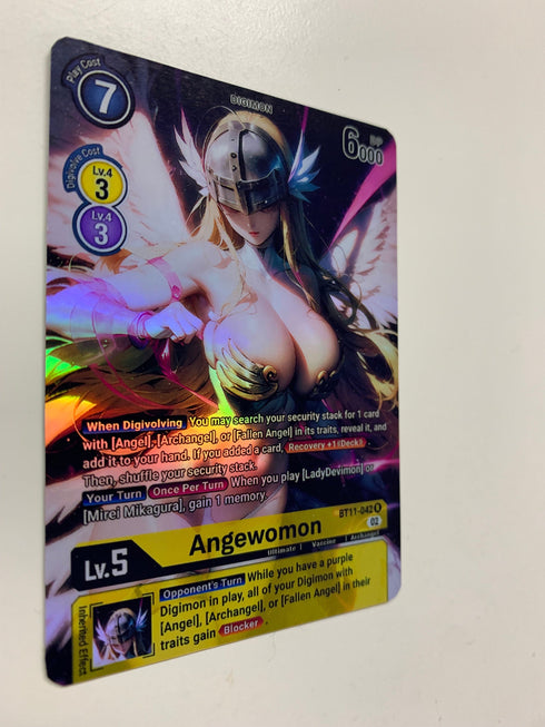 Angewomon BT11-042 (Custom Art) | FULL HOLO | Orica PROXY