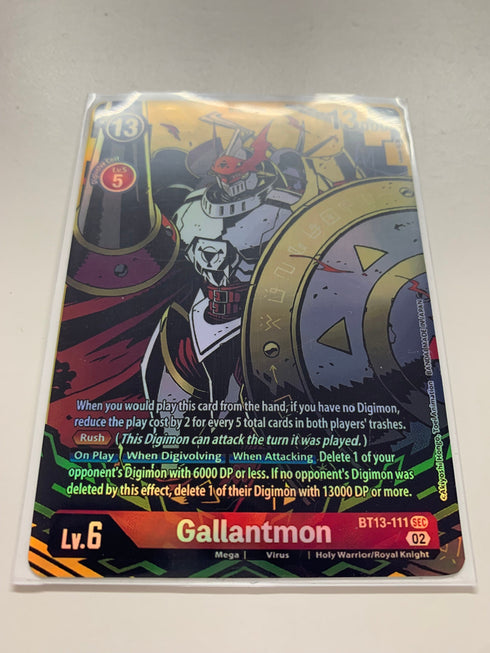Gallantmon BT13-111 (Alternate Art) | FULL HOLO | Orica PROXY