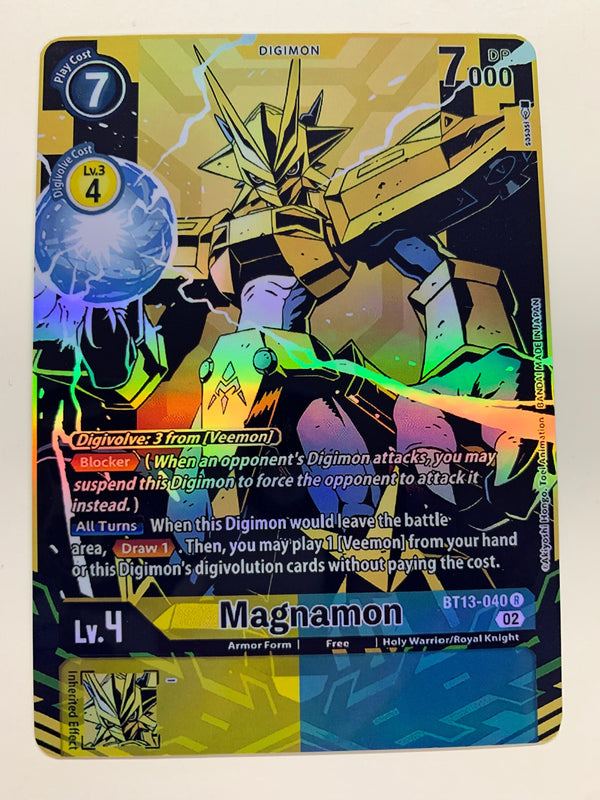 Magnamon BT13-040 (Alternate Art) | FULL HOLO | Orica PROXY