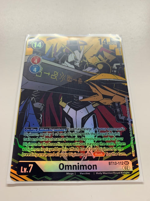 Omnimon BT13-112 (Alternate Art) | FULL HOLO | Orica PROXY