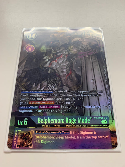 Belphemon: Rage Mode BT13-091 (Alternate Art) | FULL HOLO | Orica PROXY