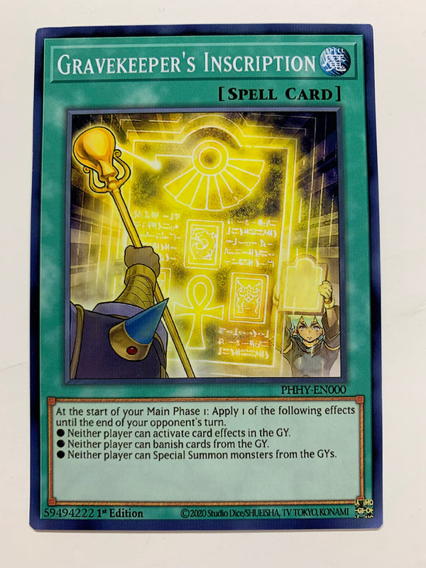 Gravekeeper’s Inscription | Secret Rare | Orica PROXY