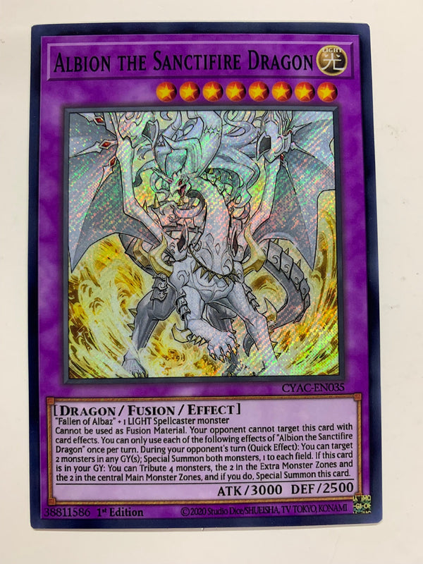 Albion the Sanctifire Dragon | Secret Rare | Orica PROXY