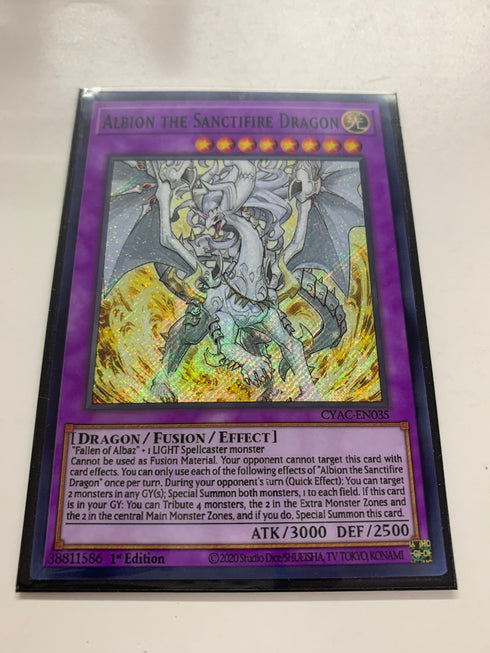 Albion the Sanctifire Dragon | Secret Rare | Orica PROXY
