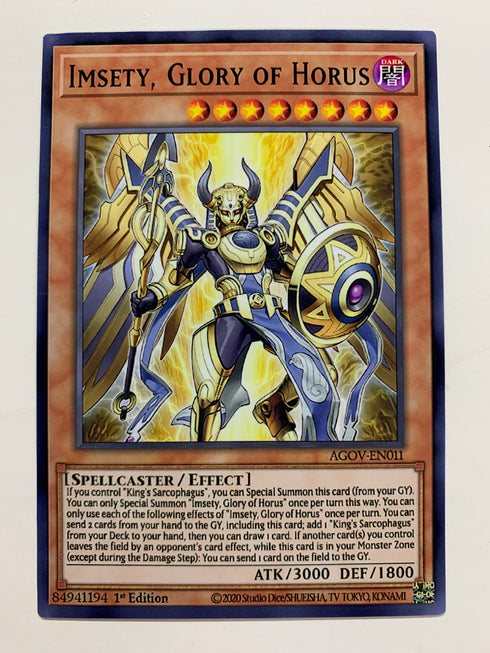 Imsety, Glory of Horus | Secret Rare | Orica PROXY